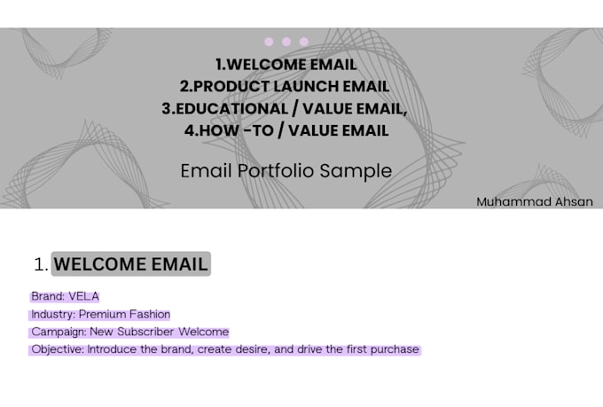 write direct response klaviyo email flows for dtc e commerce